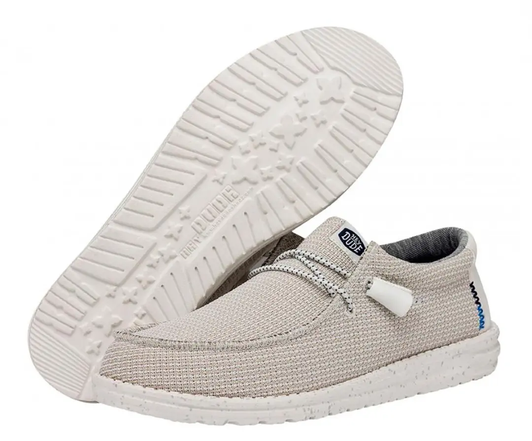 HEYDUDE Wally Sport Mesh Sneakers - Maat 44 - Off White - afbeelding 3 van 6