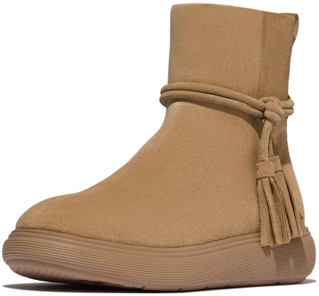 FitFlop FitFlop IQ-Comff Tassel Suede Short Boots