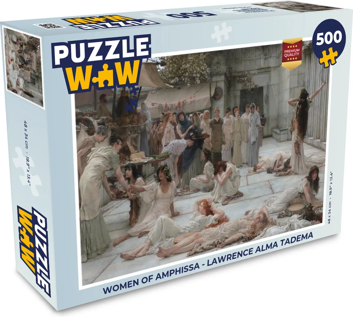 PuzzleWow Women of Amphissa Legpuzzel 500 Stuks - Multicolor