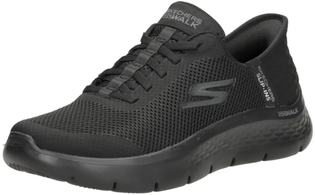 Skechers Go Walk Flex Grand Entry Dames Instappers - Zwart