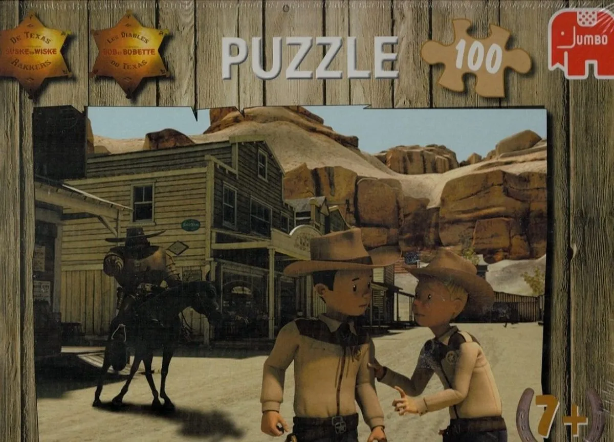 Jumbo Suske en Wiske Texas Rangers Puzzel 100 Stukjes