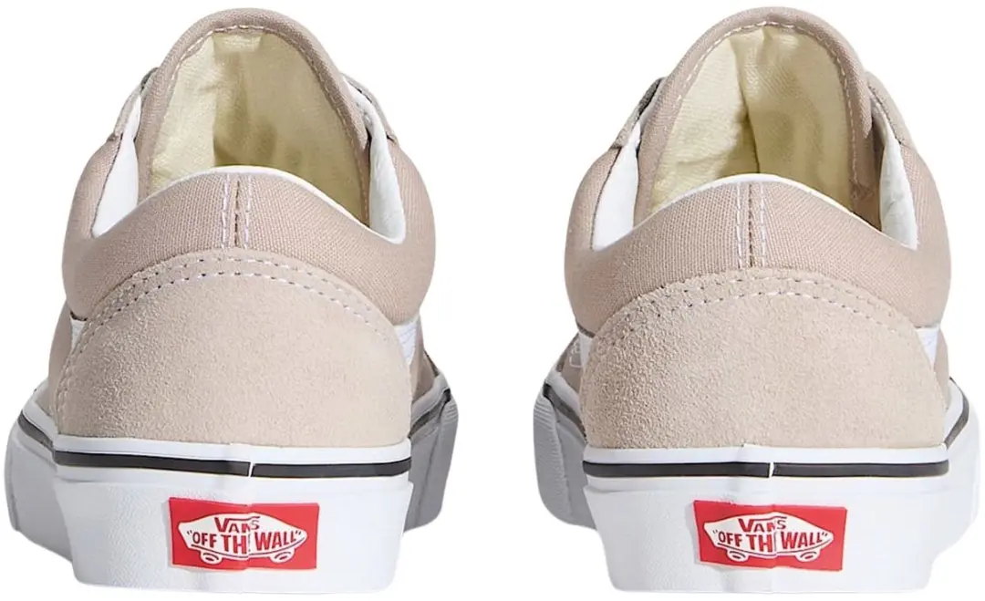 Vans Old Skool Dames Sneaker - Beige/Wit - afbeelding 6 van 6