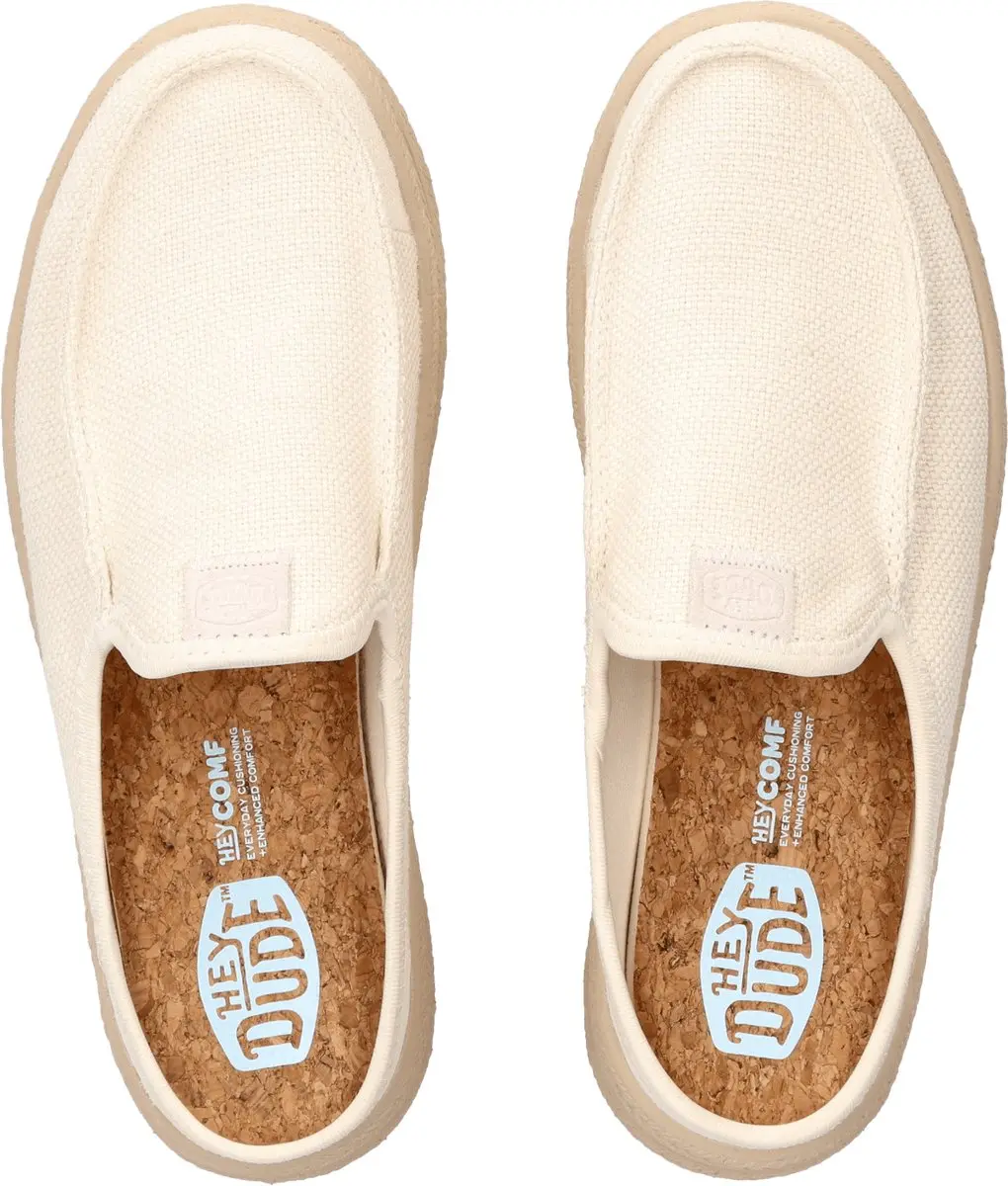 HEYDUDE Austin Lift Espadrille Woven Dames Instappers - 38