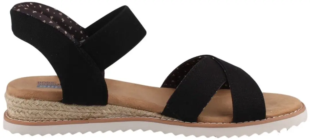 Skechers Slip-Ins Bobs Desert Kiss Damessandaal - Zwart - afbeelding 2 van 6