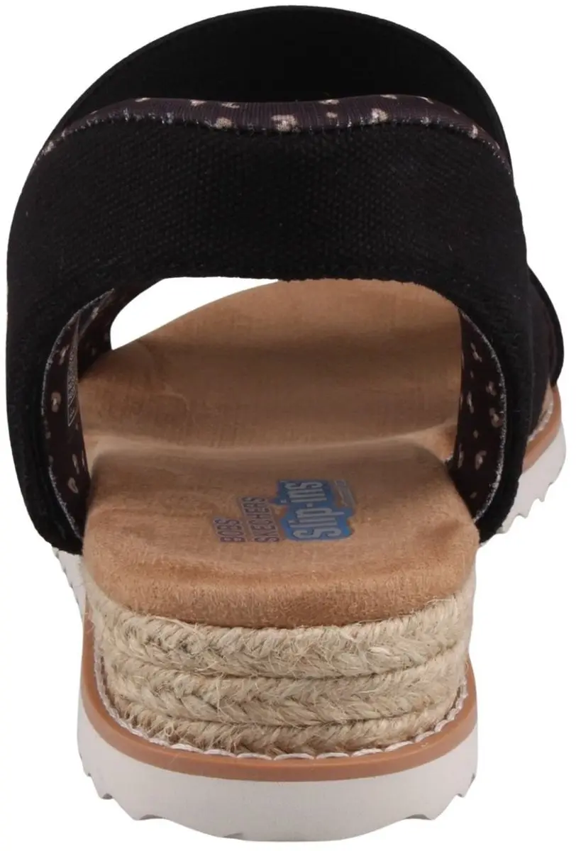 Skechers Slip-Ins Bobs Desert Kiss Damessandaal - Zwart - afbeelding 6 van 6