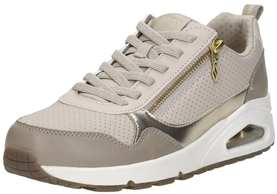 Skechers UNO Metallic Sliders 101204 Dames - Taupe