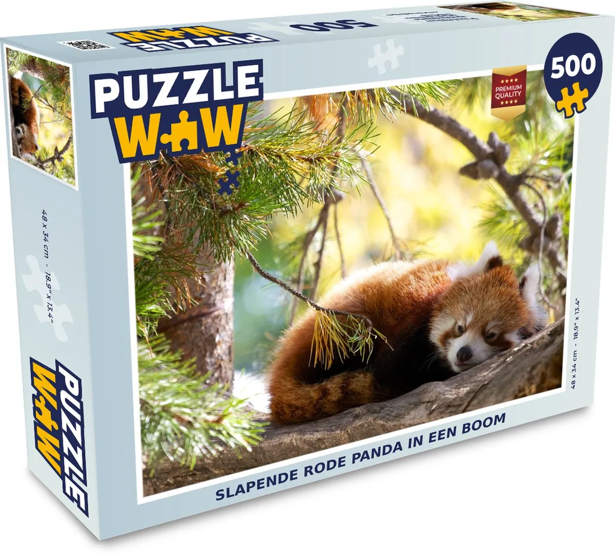 PuzzleWow Puzzel Panda Legpuzzel 500 Stuks