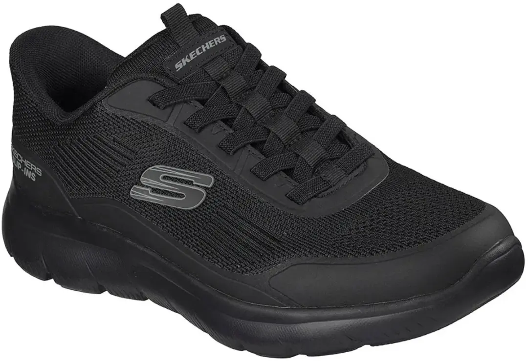 Skechers Slip-ins Summits Leyter Sneakers - Heren 42 - Zwart - afbeelding 3 van 6