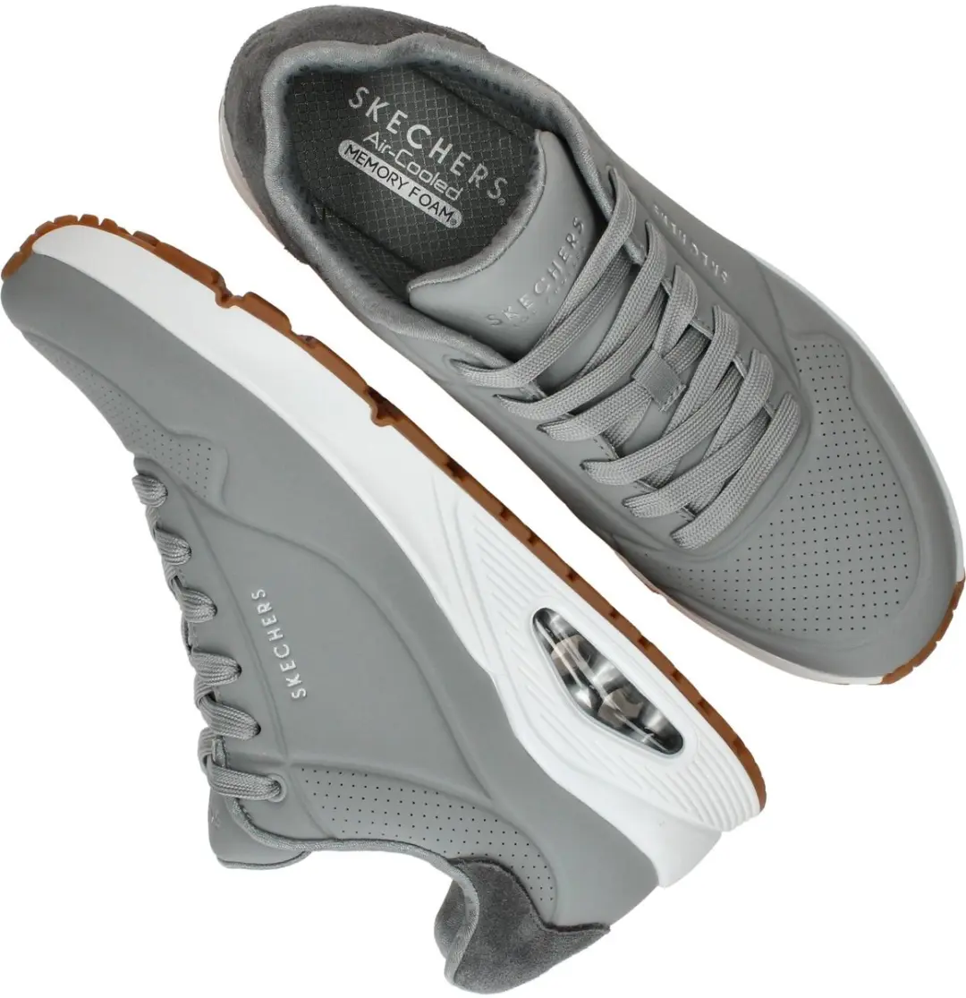Skechers UNO SUITED ON AIR Heren Sneakers 301203 - Grijs