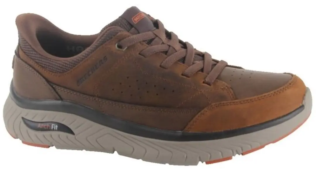 Skechers Slip-ins Arch Fit Crosser Felix - Bruin - Maat 48.5 - afbeelding 6 van 6