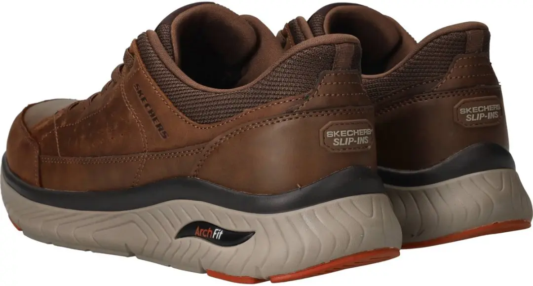 Skechers Slip-ins Arch Fit Crosser Felix - Bruin - Maat 48.5 - afbeelding 5 van 6