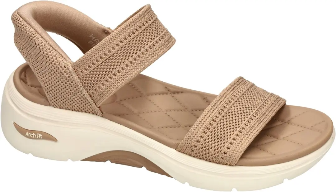 Skechers GO WALK Arch Fit 2.0 Sandalen - Tan - afbeelding 2 van 6