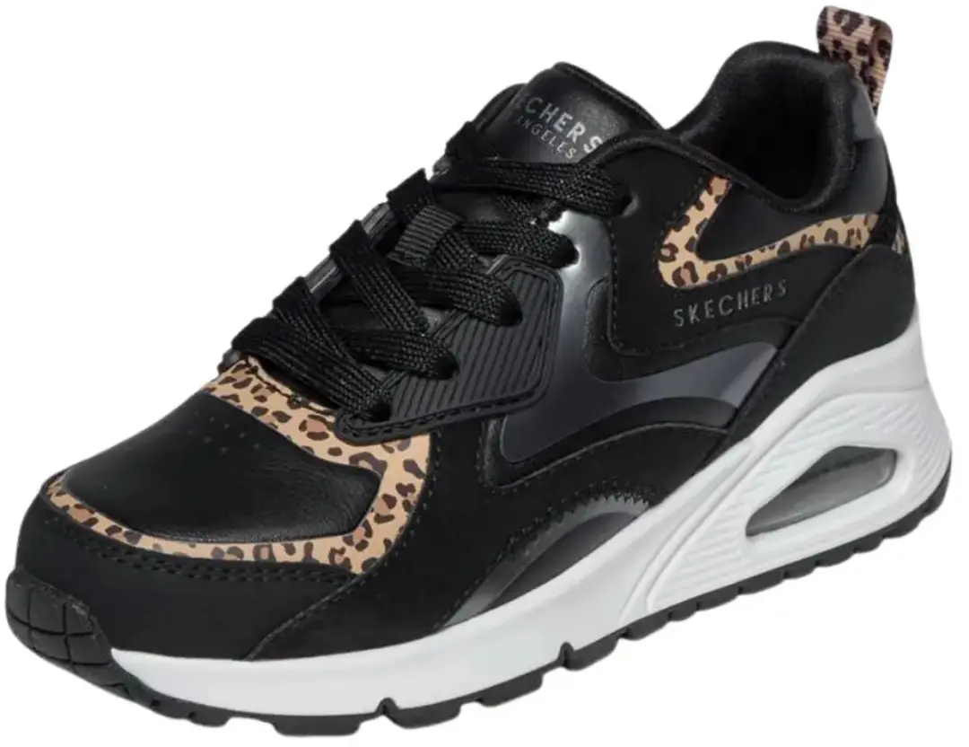 Skechers Uno Kinder Sneakers 310344l-bkgm - Kleur Zwart