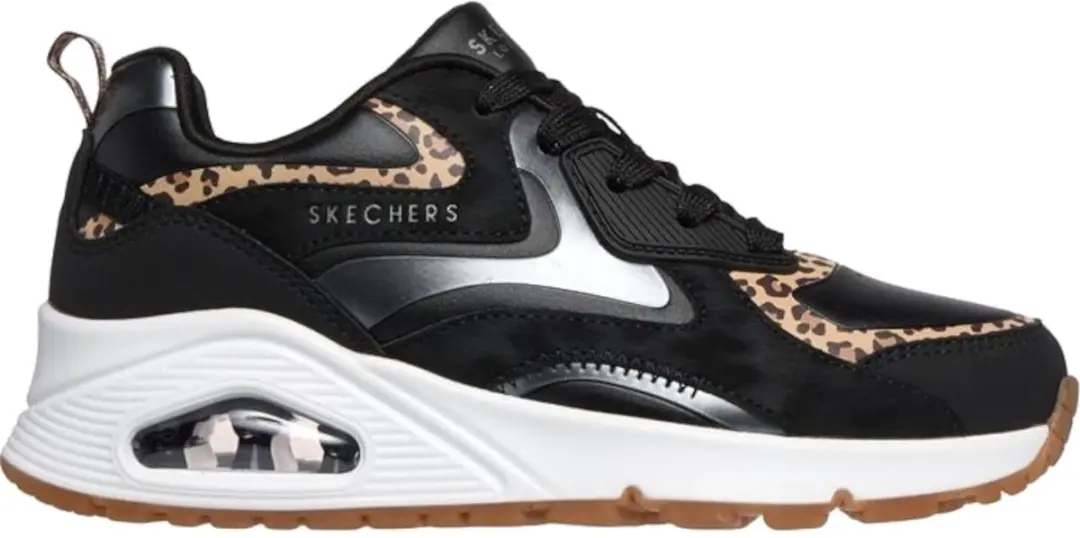 Skechers Uno Kinder Sneakers 310344l-bkgm - Kleur Zwart