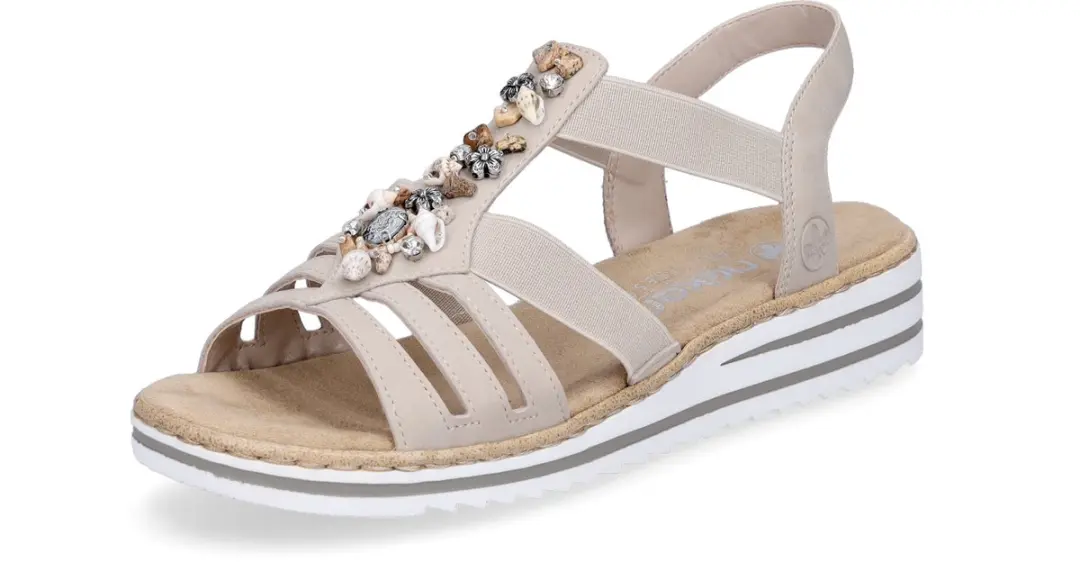 Rieker Damen Sandale Morelia in orange