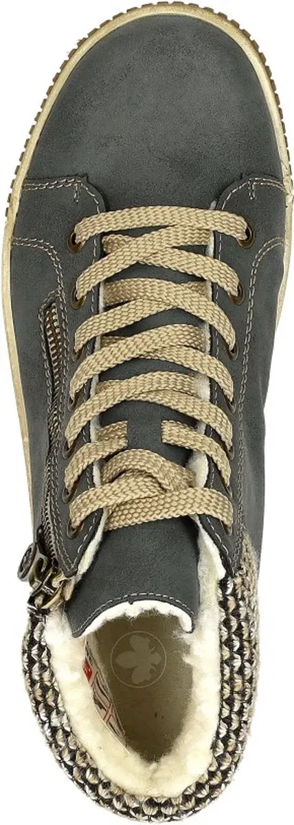 Rieker Veterschoenen Hoog 6000061280 - Maat 42 - Lichtblauw - afbeelding 5 van 6