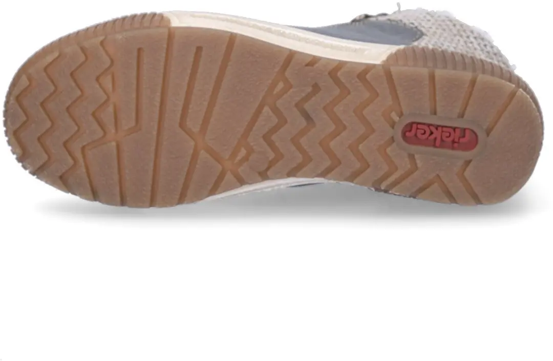 Rieker Veterschoenen Hoog 6000061280 - Maat 42 - Lichtblauw - afbeelding 6 van 6