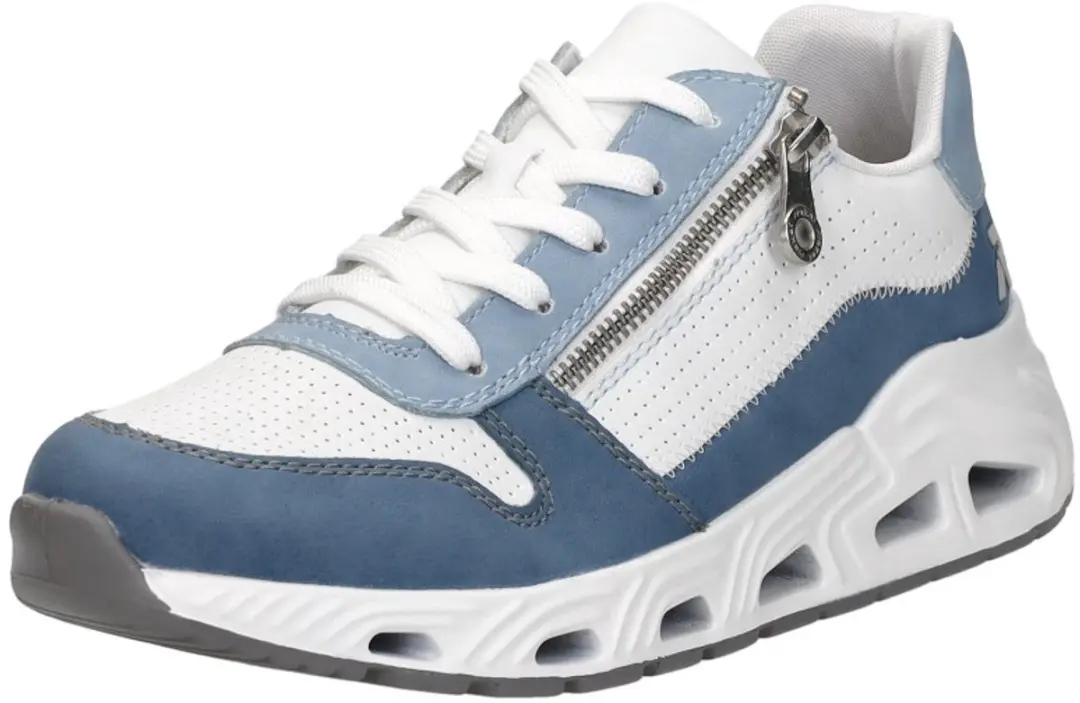 Rieker Sport Sneakers - Dames - Blauw - Maat:43 - afbeelding 5 van 6
