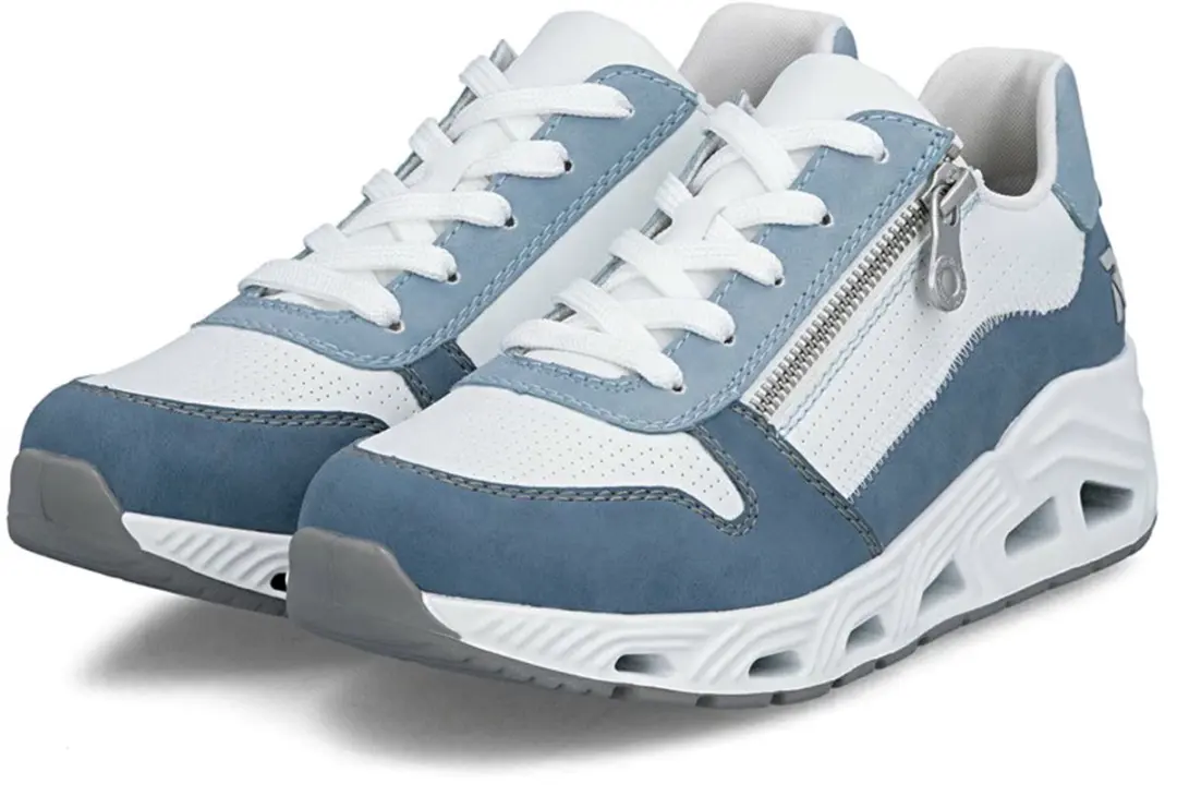 Rieker Sport Sneakers - Dames - Blauw - Maat:43 - afbeelding 3 van 6