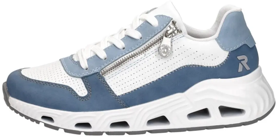 Rieker Sport Sneakers - Dames - Blauw - Maat:43 - afbeelding 2 van 6