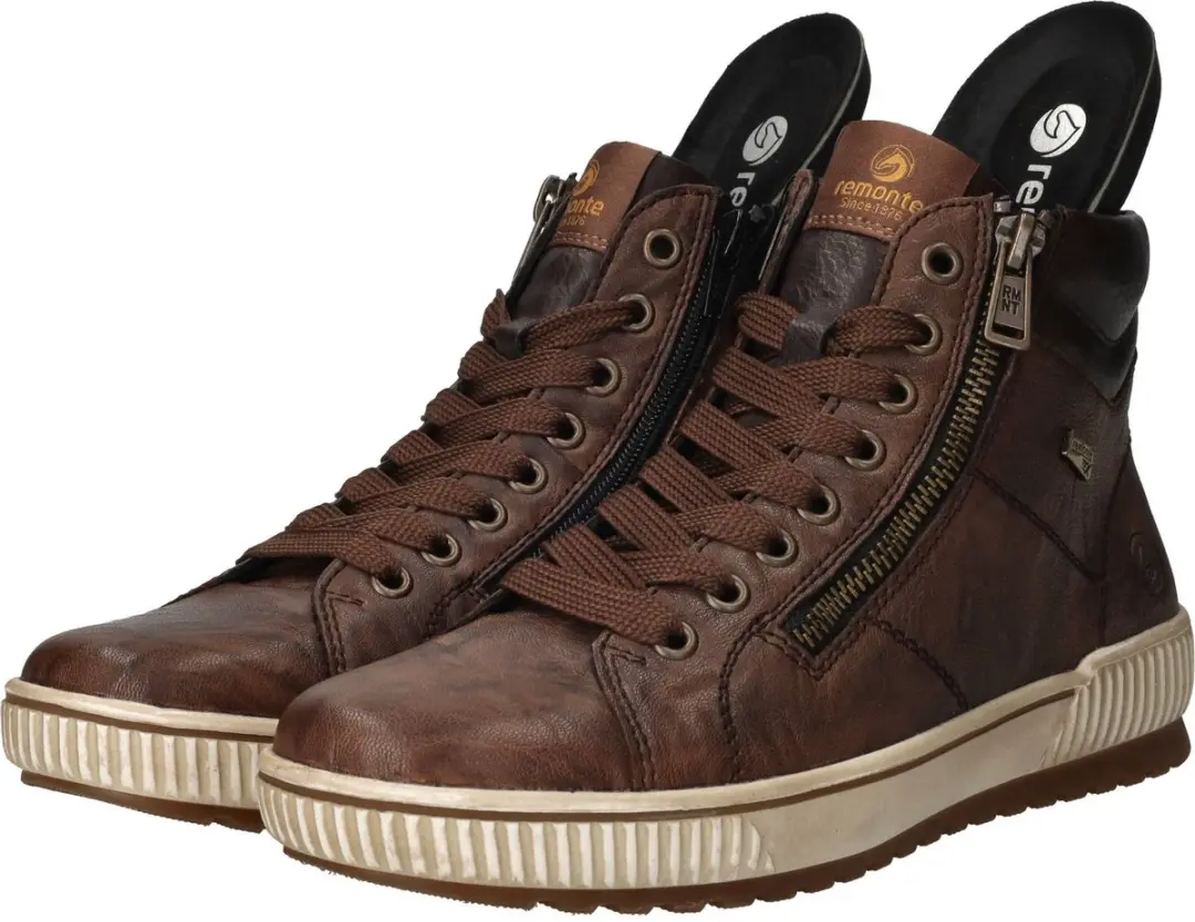 Remonte Dames Veterboot D0772-25 - Donkerbruin