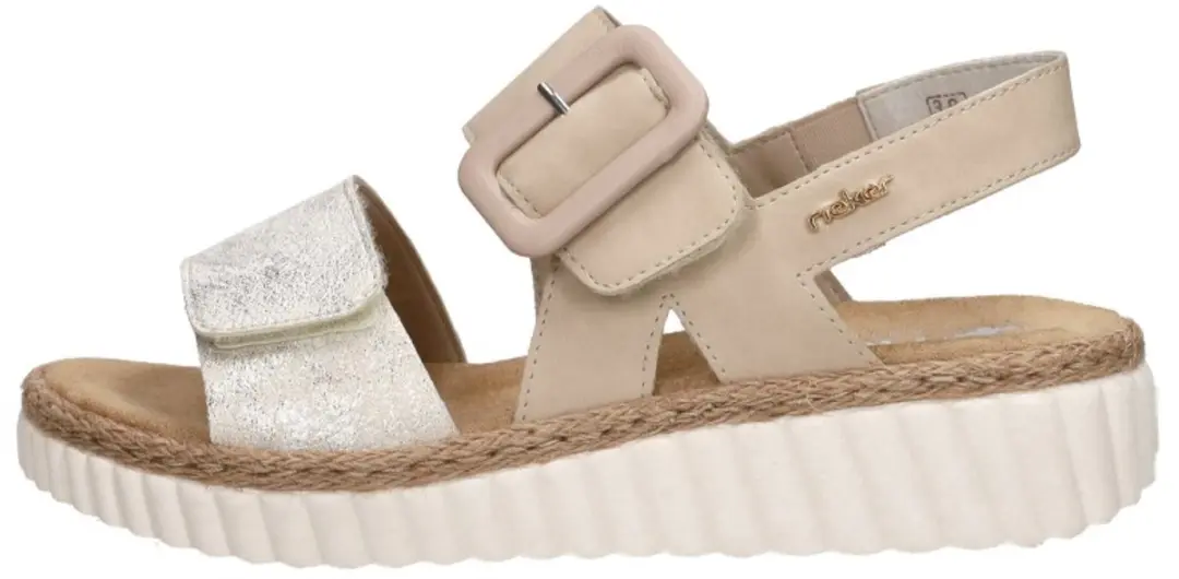 Rieker Sandalen beige Synthetisch - Dames - Maat 43 - afbeelding 3 van 6
