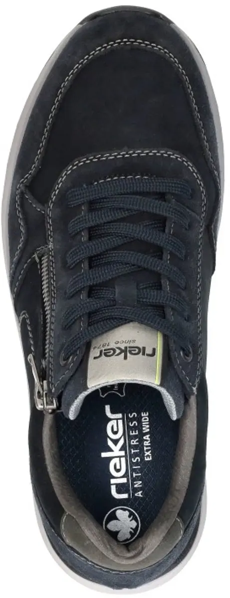 Rieker 11500 Heren Sneakers - Blauw - Maat 42