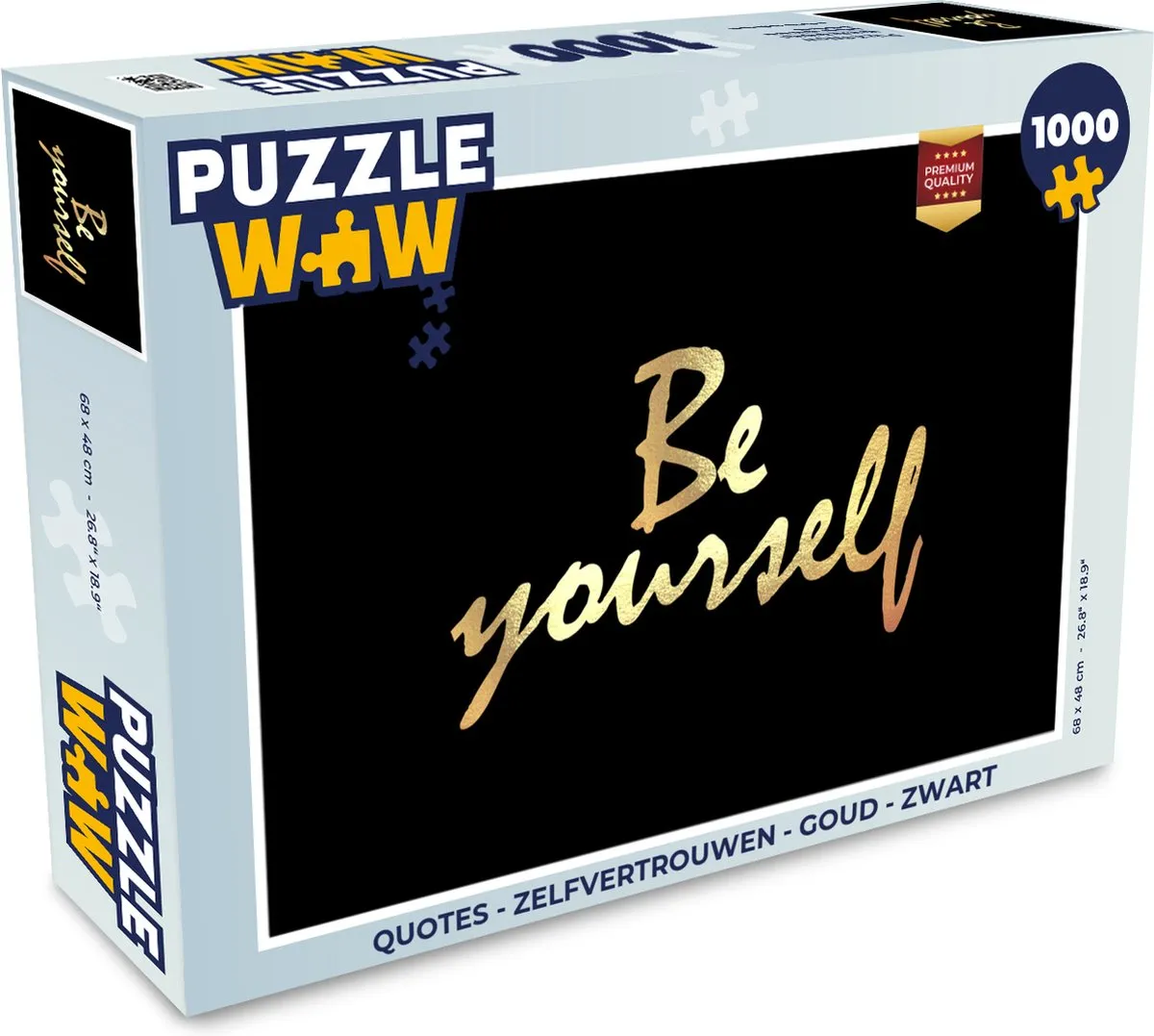 PuzzleWow Quotes Zelfvertrouwen Puzzel 1000 Stuks