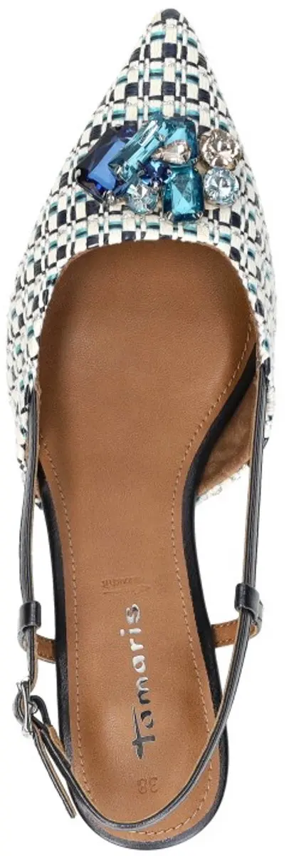 Tamaris Slingbacks Slingbacks - Blauw - Maat 38 - afbeelding 4 van 6