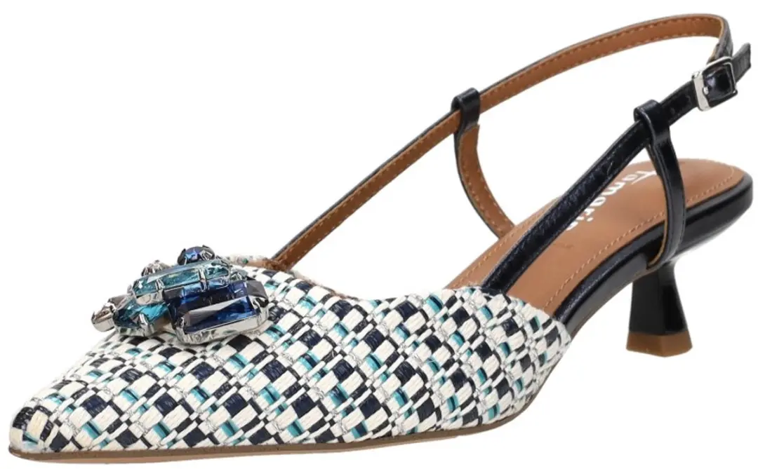 Tamaris Slingbacks Slingbacks - Blauw - Maat 38 - afbeelding 3 van 6