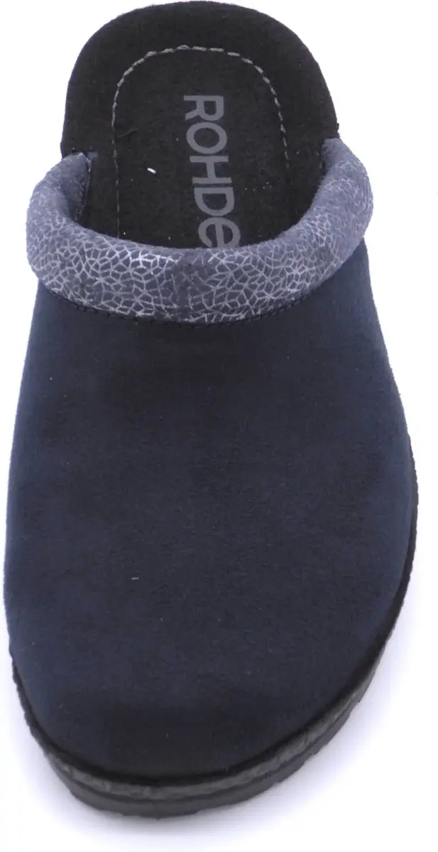 Rohde Dames Pantoffel 2459-50 - Blauw - Maat 37