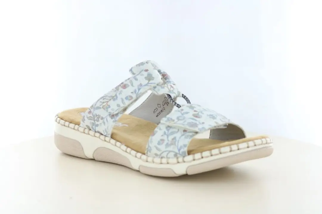 Rieker Dames Slides Grijs - 39