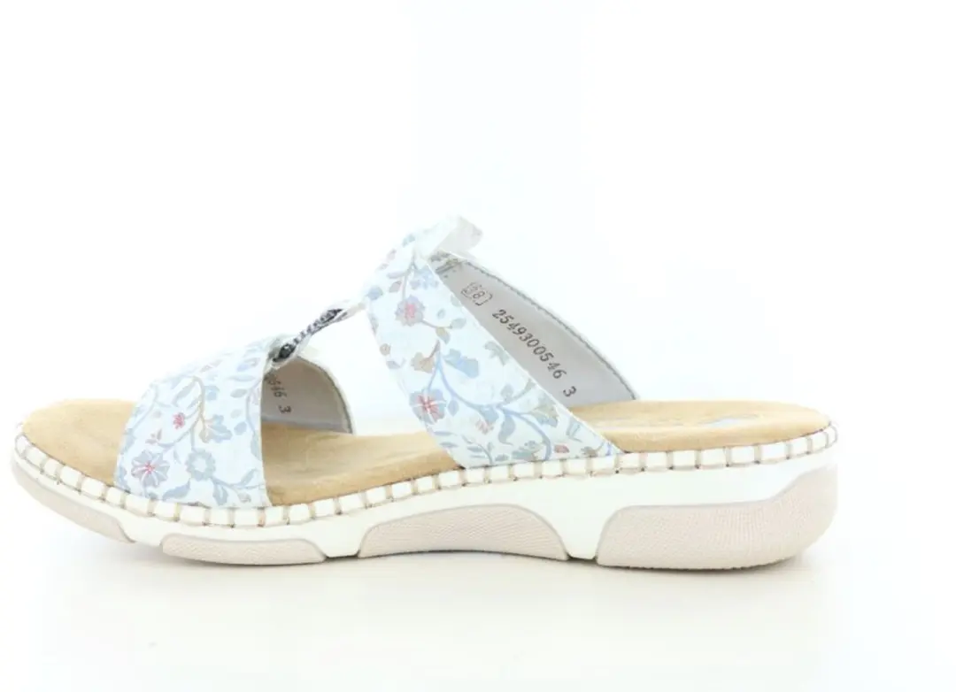 Rieker Dames Slides Grijs - 39