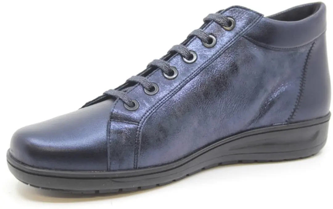 Solidus Heaven Veterschoenen - Wijdte H - Blauw Combi - afbeelding 2 van 4