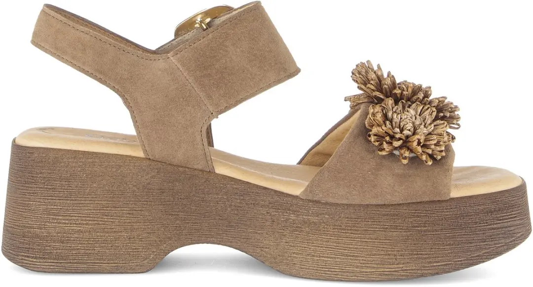 Gabor Sandalen 41 - Taupe Suede - afbeelding 2 van 6