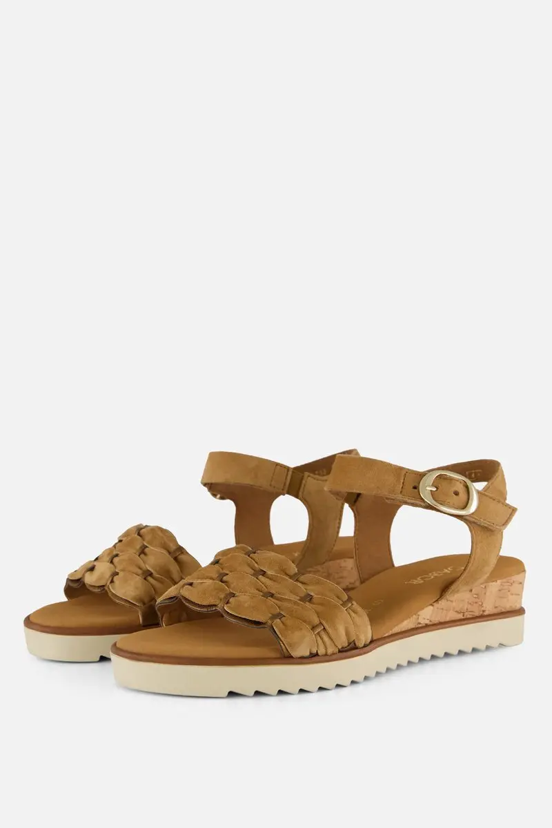 Gabor Sandalen cognac Leer