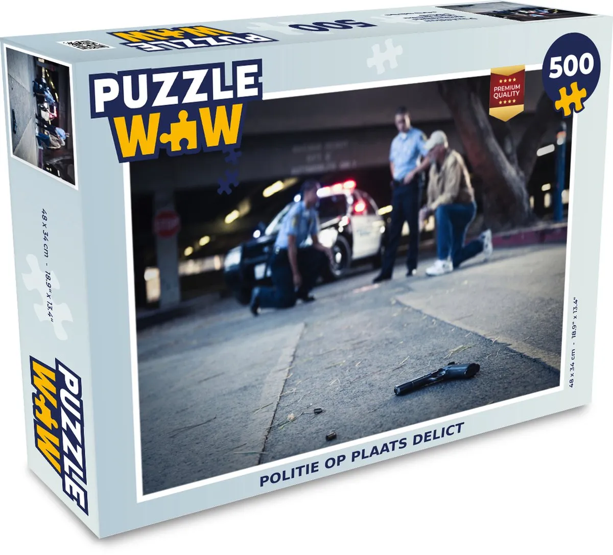 PuzzleWow Politie op Plaats Delict Legpuzzel 500 Stuks