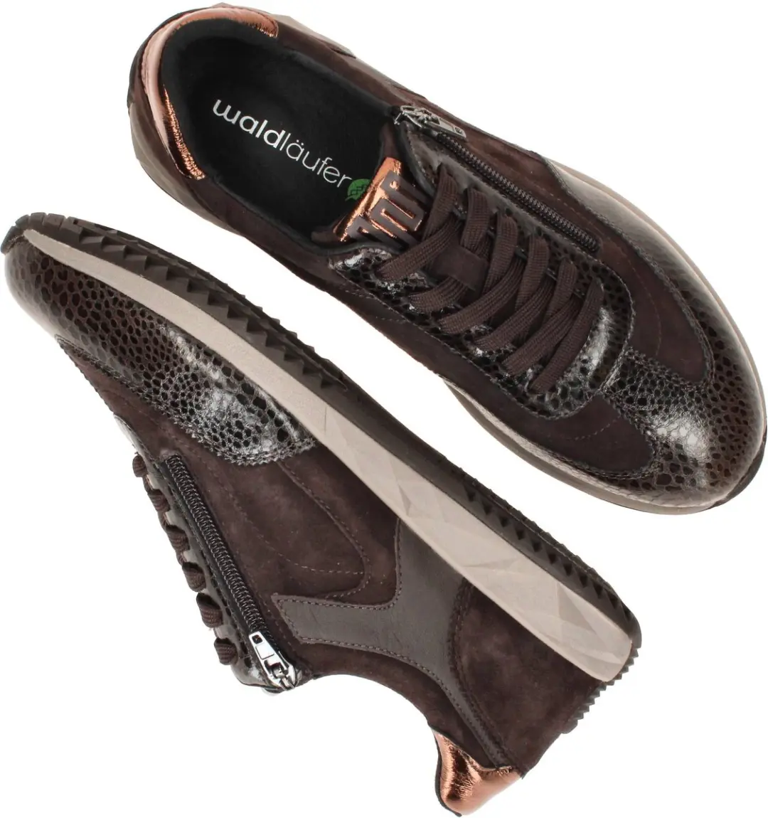 Wäldlaufer 598002-H-Janett Lage Sneakers - Bruin 37.5