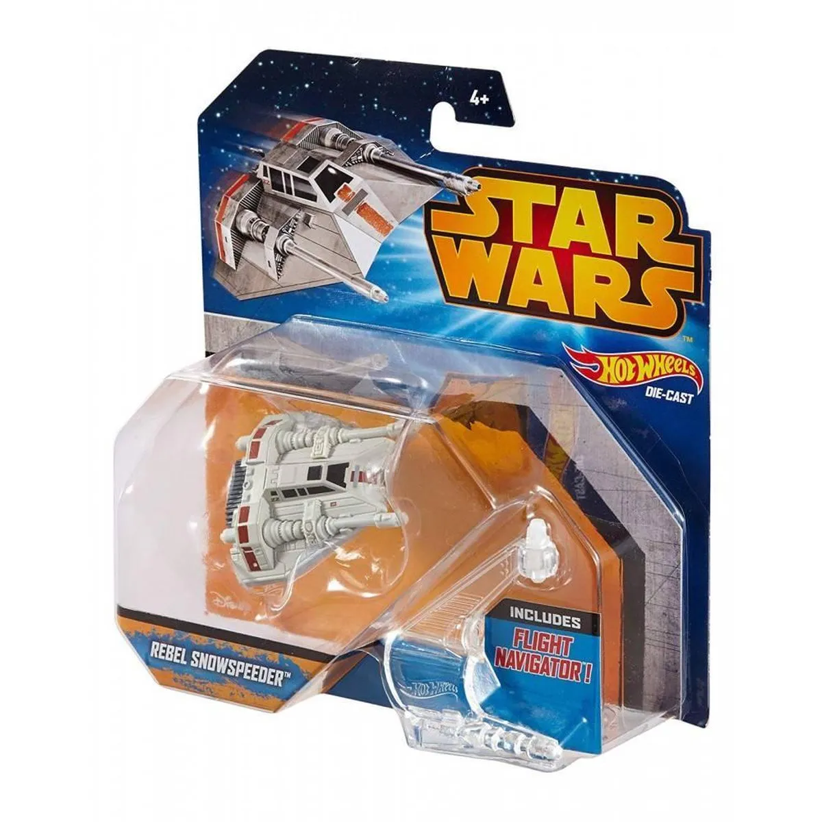 Hot Wheels Star Wars Rebel Snowspeeder CGW63 - Zwart