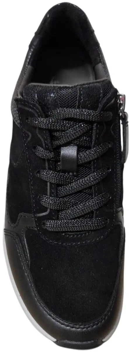 Gabor Rolling Soft Sneakers 0103.02.001 - Zwart Leer - 40