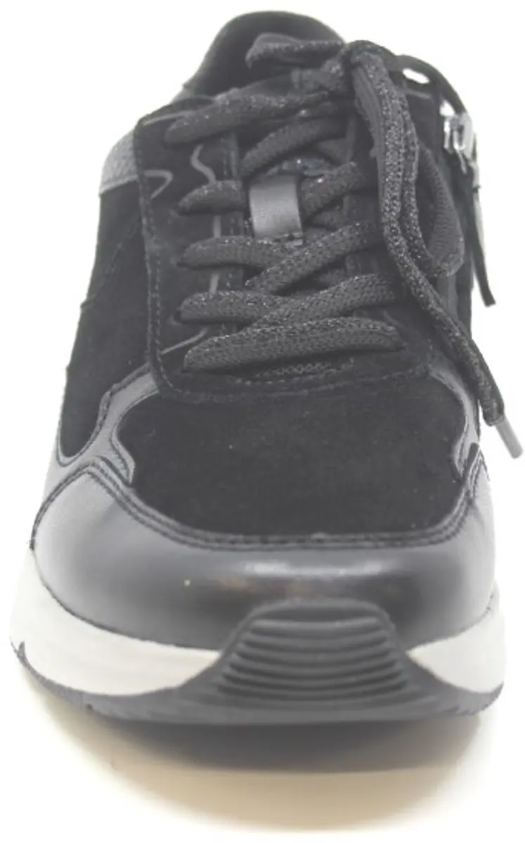 Gabor Rolling Soft Sneakers 0103.02.001 - Zwart Leer - 40