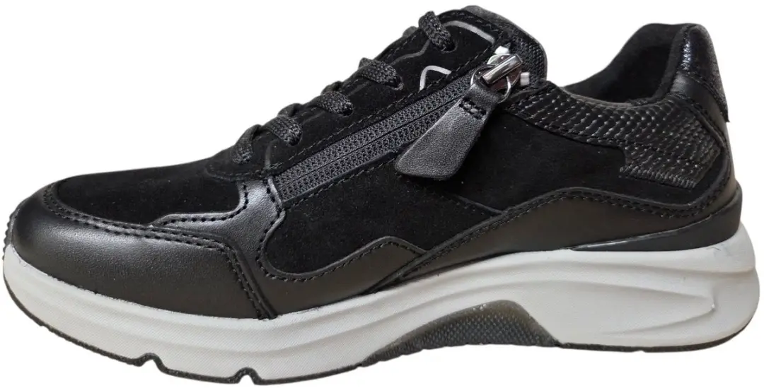 Gabor Rolling Soft Sneakers 0103.02.001 - Zwart Leer - 40