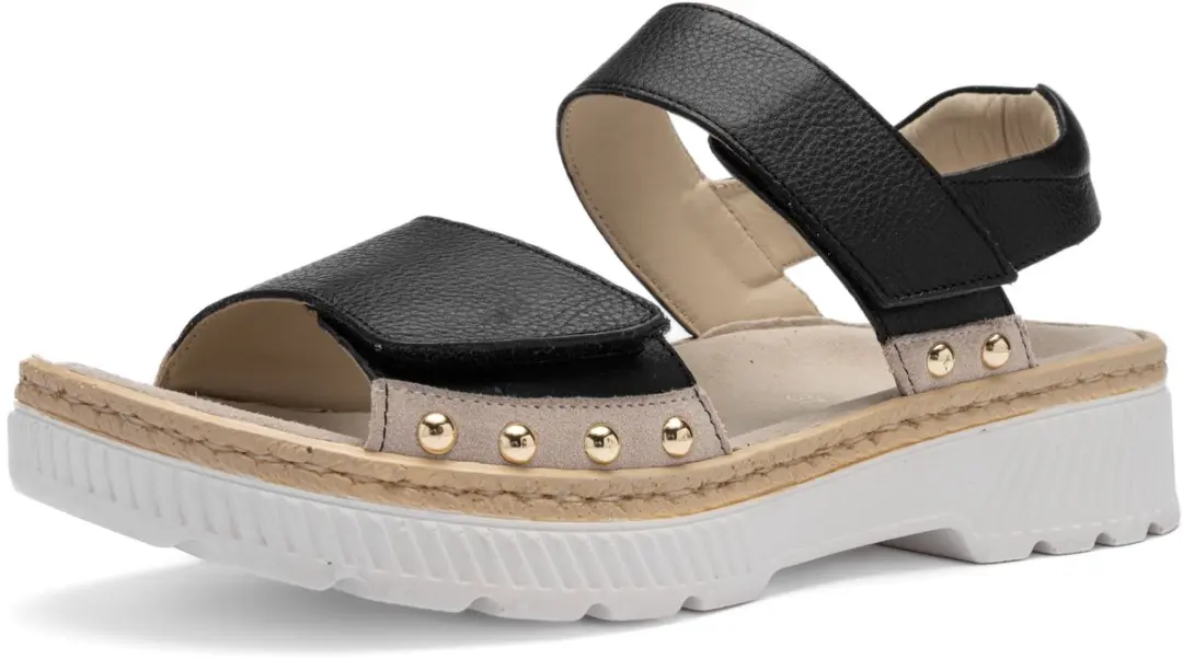 ara Sandaal Capri beige zwart