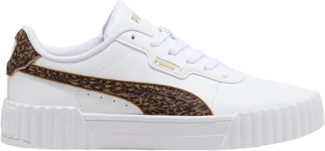 PUMA Carina 3.0 Feline Dames Sneakers - Soft Taupe - afbeelding 5 van 6