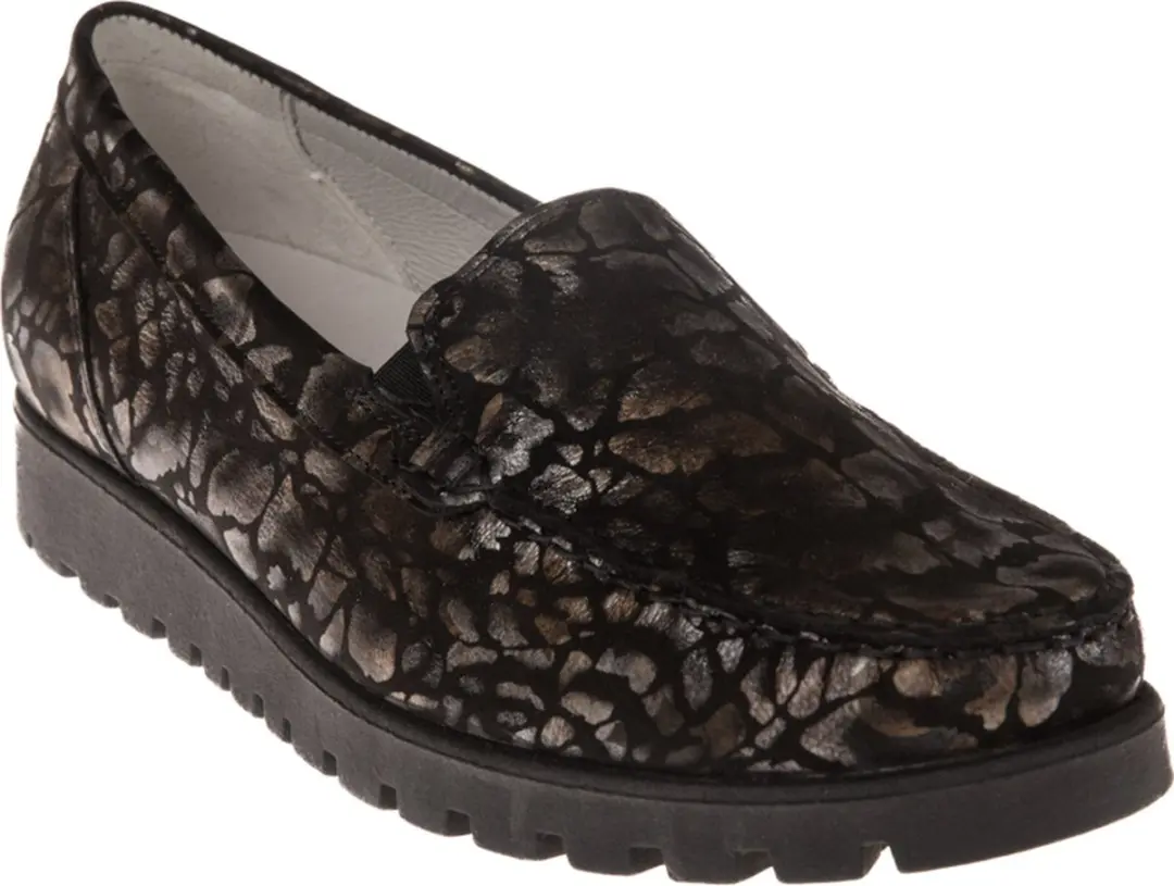 Wäldlaufer 549001 Mocassin - 38.5 - Zwart Combi