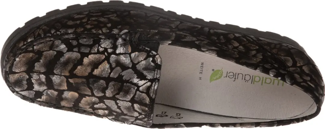 Wäldlaufer 549001 Mocassin - 38.5 - Zwart Combi