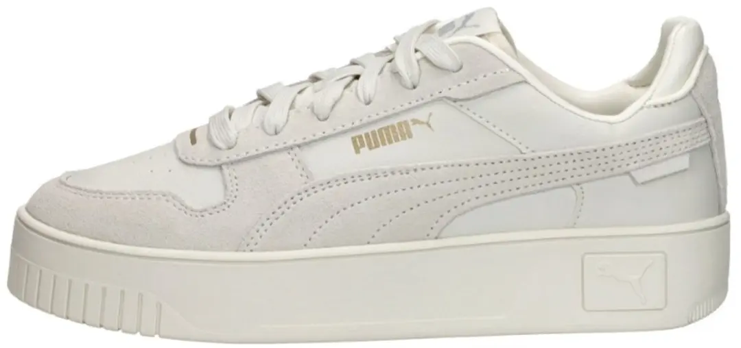 PUMA Carina Street SD Dames Sneakers - Vapor Gray-Vapor Gray-PUMA Gold - afbeelding 2 van 6