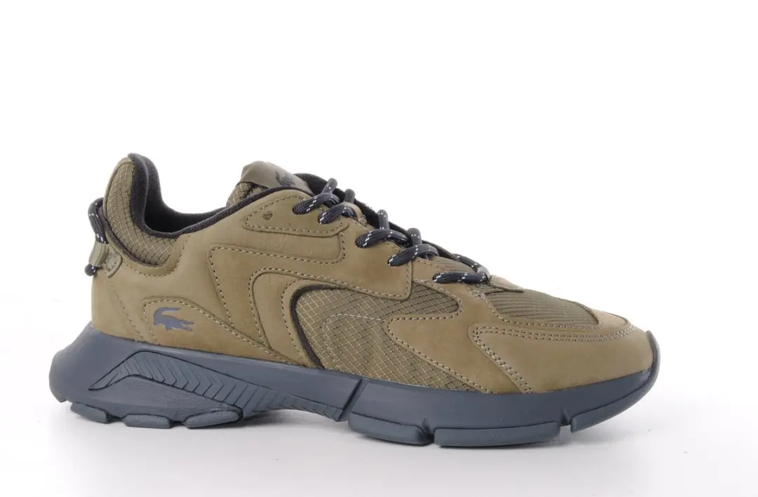 Lacoste heren sneaker Neo Sneaker nubuck kaki