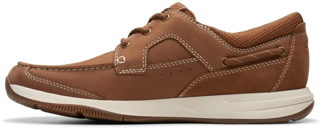 Clarks Sailview Lace Instappers 45 - Cognac - afbeelding 6 van 6