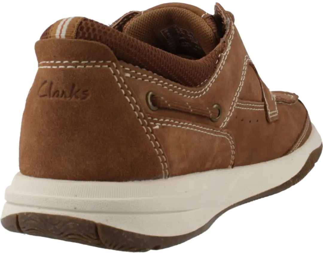 Clarks Sailview Lace Instappers 45 - Cognac